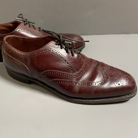 Vintage Mansfield Hand Crafted Leather Oxford Shoes main image 4